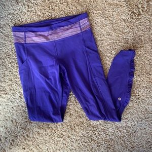 Lululemon purple leggings